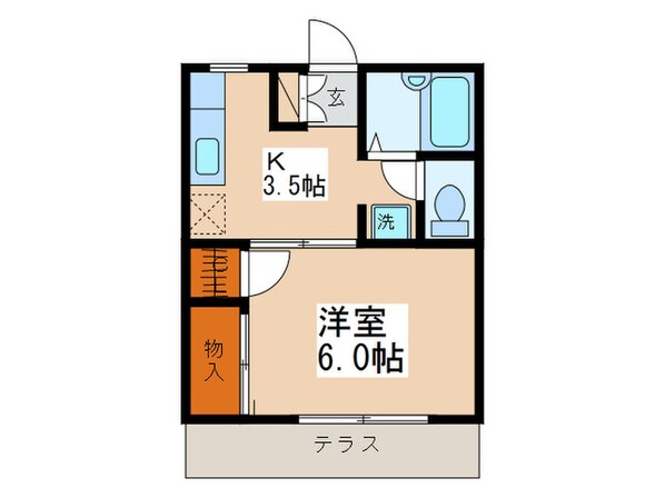 コーポヤマダの物件間取画像